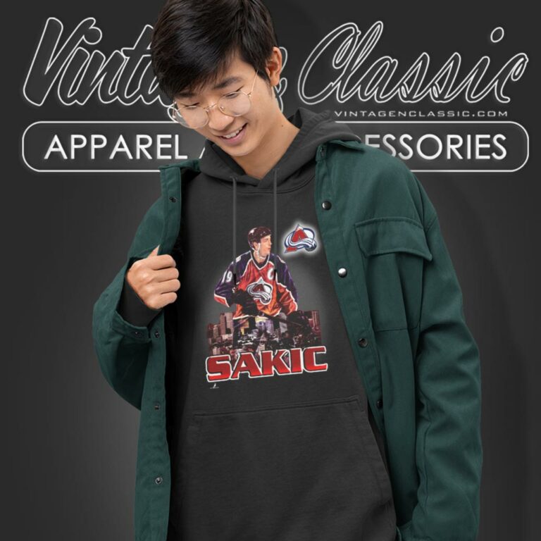 Colorado Avalanche Joe Sakic Nhl Hoodie Colorado Avalanche Joe Sakic Nhl Hoodie