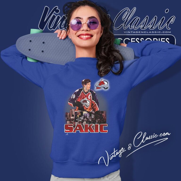 Colorado Avalanche Joe Sakic Nhl Sweatshirt Colorado Avalanche Joe Sakic Nhl Sweatshirt