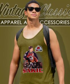 Colorado Avalanche Joe Sakic Nhl Tank Top Racerback