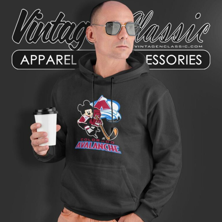 Colorado Avalanche Mickey Mouse Disney Hockey Stanley Cup Champions Hoodie Colorado Avalanche Mickey Mouse Disney Hockey Stanley Cup Champions Hoodie