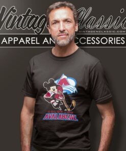 Colorado Avalanche Mickey Mouse Disney Hockey Stanley Cup Champions T Shirt