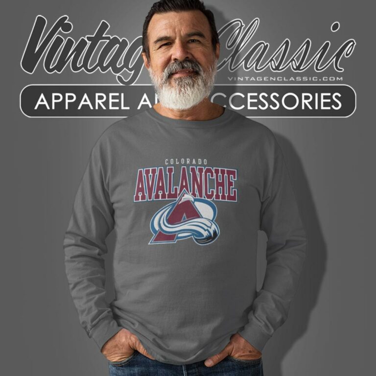 Colorado Avalanche Nhl Back2basics Long Sleeve Tee Colorado Avalanche Nhl Back2basics Long Sleeve Tee