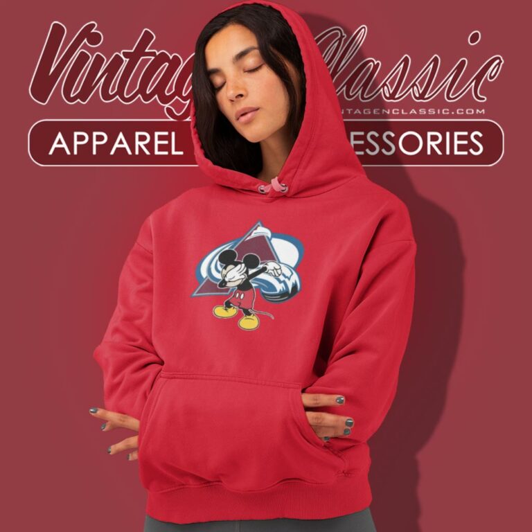 Colorado Avalanche Nhl Hockey Dabbing Mickey Disney Hoodie Colorado Avalanche Nhl Hockey Dabbing Mickey Disney Hoodie