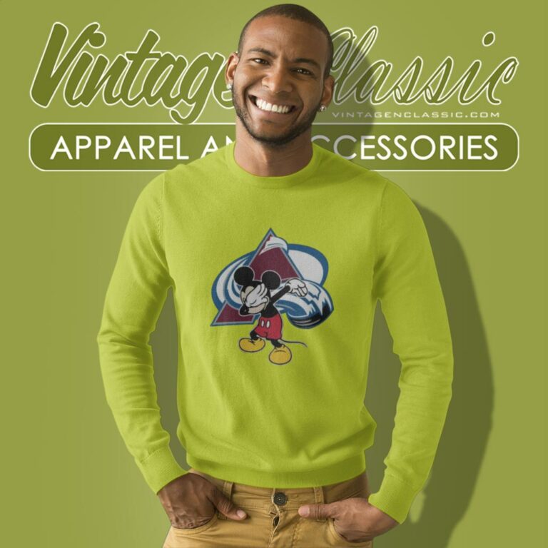 Colorado Avalanche Nhl Hockey Dabbing Mickey Disney Sweatshirt Colorado Avalanche Nhl Hockey Dabbing Mickey Disney Sweatshirt