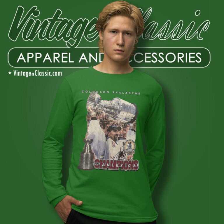 Colorado Avalanche Shirt 2001 Stanley Cup Champions Raymond Bourque Nhl Hockey Long Sleeve Tee Colorado Avalanche Shirt 2001 Stanley Cup Champions Raymond Bourque Nhl Hockey Long Sleeve Tee