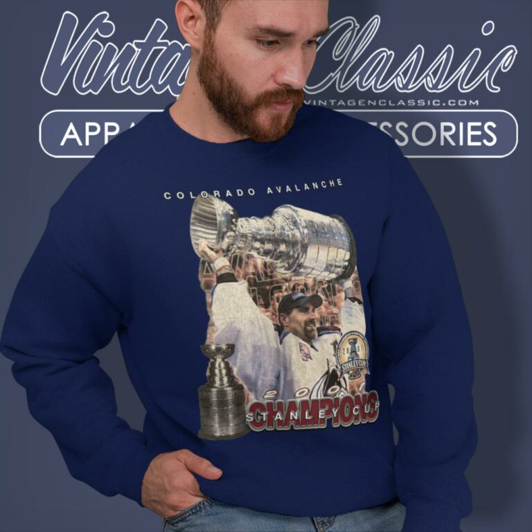 Colorado Avalanche Shirt 2001 Stanley Cup Champions Raymond Bourque Nhl Hockey Sweatshirt Colorado Avalanche Shirt 2001 Stanley Cup Champions Raymond Bourque Nhl Hockey Sweatshirt
