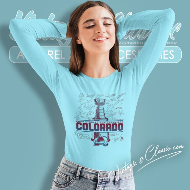 Colorado Avalanche Shirt 2022 Nhl Stanley Cup Champions Long Sleeve Tee Colorado Avalanche Shirt 2022 Nhl Stanley Cup Champions Long Sleeve Tee