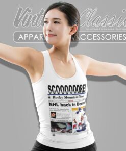Colorado Avalanche Shirt 90s Xxl Hockey Nhl 1995 Tank Top Racerback