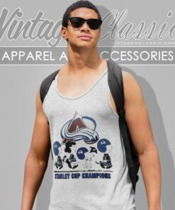 Colorado Avalanche Shirt Snoopy And The Peanuts Avc The Cup Champions Tank Top Racerback