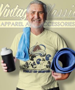 Colorado Avalanche Shirt Snoopy And The Peanuts Avc The Cup Champions V Neck TShirt