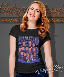 Colorado Avalanche Shirt Stanley Cup Champions Caricature Women T Shirt 1