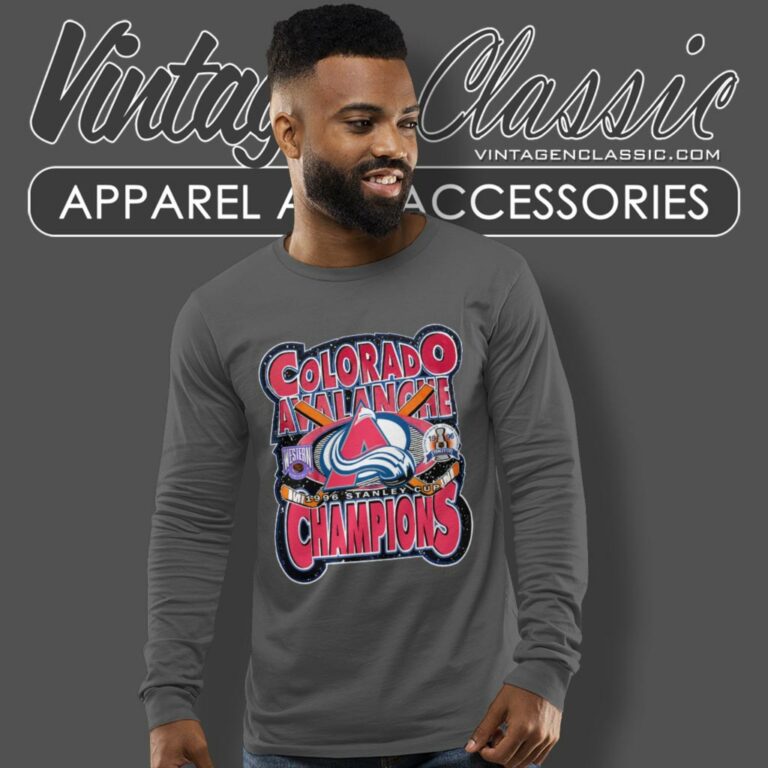 Colorado Avalanche Stanley Cup Long Sleeve Tee Colorado Avalanche Stanley Cup Long Sleeve Tee