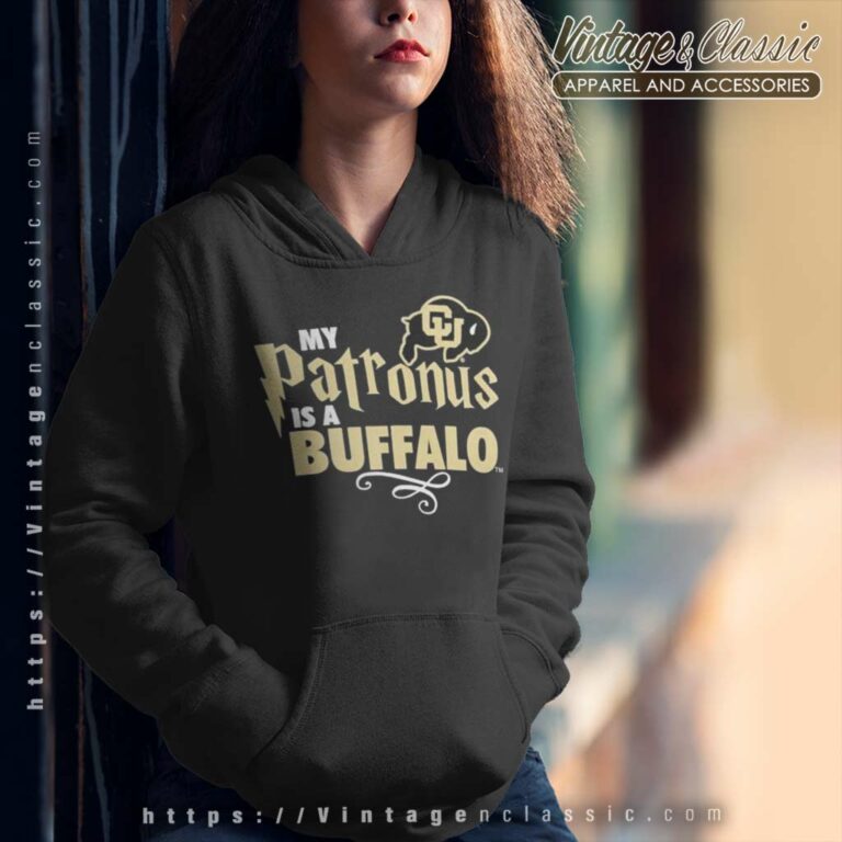 Colorado Buffaloes My Patronus Is A Buffalo Hoodie Colorado Buffaloes My Patronus Is A Buffalo Hoodie