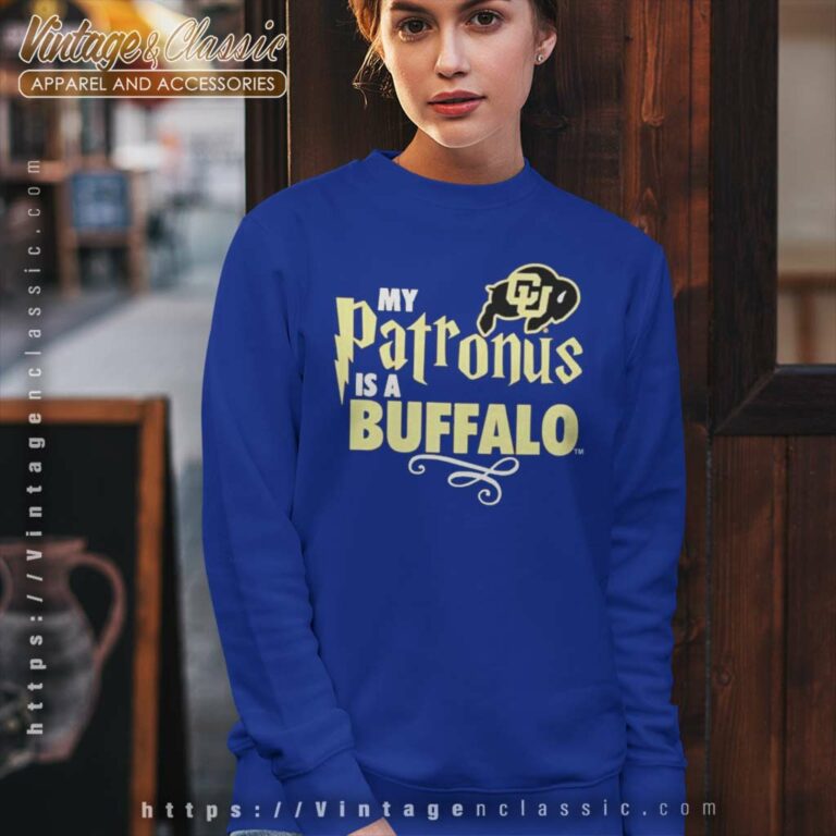 Colorado Buffaloes My Patronus Is A Buffalo Sweatshirt Colorado Buffaloes My Patronus Is A Buffalo Sweatshirt