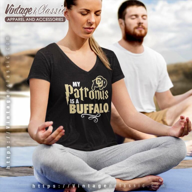 Colorado Buffaloes My Patronus Is A Buffalo V Neck TShirt Colorado Buffaloes My Patronus Is A Buffalo V Neck TShirt