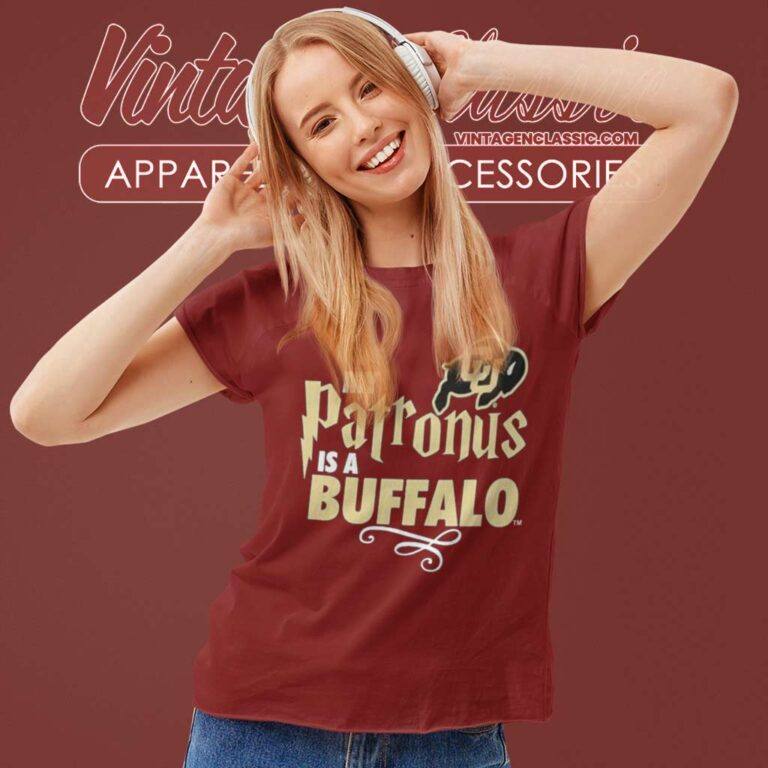 Colorado Buffaloes My Patronus Is A Buffalo Women TShirt Colorado Buffaloes My Patronus Is A Buffalo Women TShirt