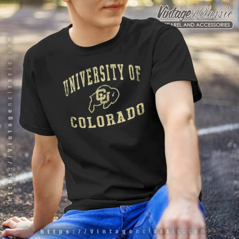 Colorado Buffaloes University Vintage Logo T Shirt Colorado Buffaloes University Vintage Logo T Shirt