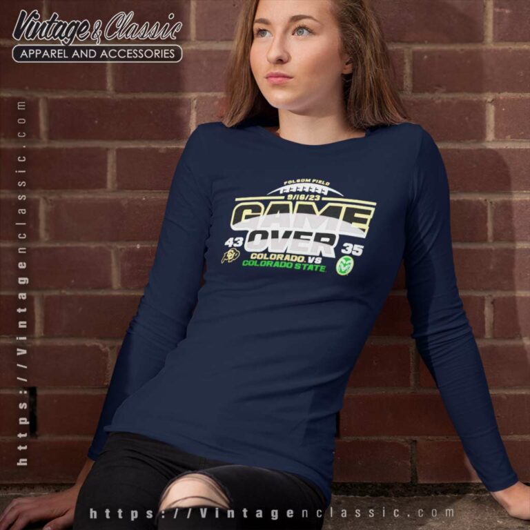Colorado Buffaloes Wins 43 35 Colorado State Rams 2023 Long Sleeve Tee Colorado Buffaloes Wins 43 35 Colorado State Rams 2023 Long Sleeve Tee