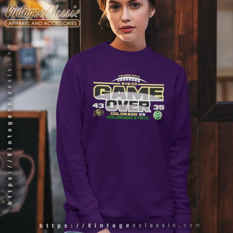 Colorado Buffaloes Wins 43 35 Colorado State Rams 2023 Sweatshirt Colorado Buffaloes Wins 43 35 Colorado State Rams 2023 Sweatshirt