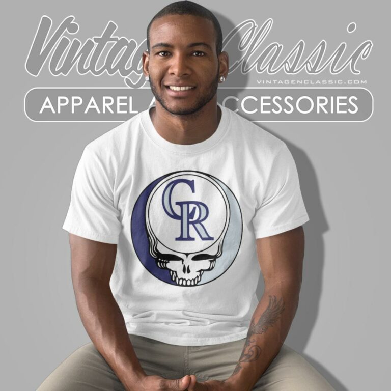 Colorado Rockies Grateful Dead Steal Your Face T Shirt Colorado Rockies Grateful Dead Steal Your Face T Shirt