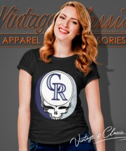 Colorado Rockies Grateful Dead Steal Your Face Shirt 6 Colorado Rockies Grateful Dead Steal Your Face Women T Shirt