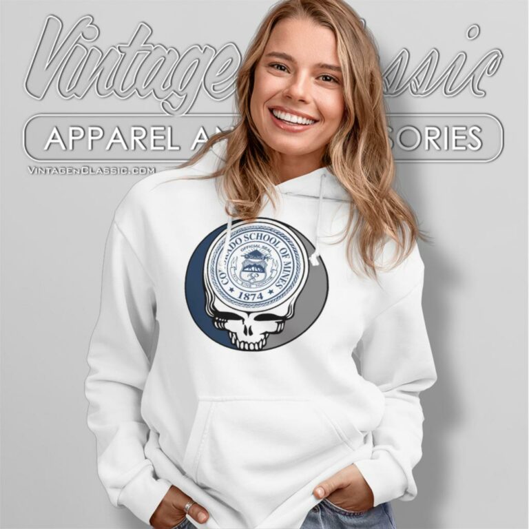 Colorado School Of Mines Grateful Dead Steal Your Face Hoodie Colorado School Of Mines Grateful Dead Steal Your Face Hoodie