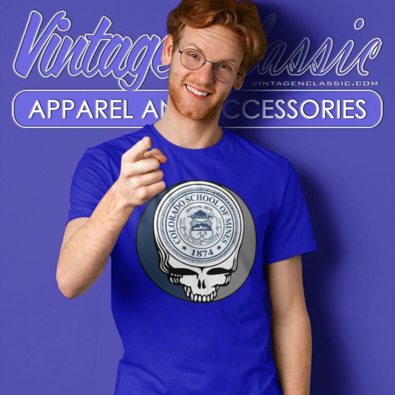 Colorado School Of Mines Grateful Dead Steal Your Face T Shirt Colorado School Of Mines Grateful Dead Steal Your Face T Shirt