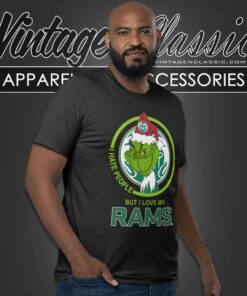 Colorado State Rams Ncaa Christmas Grinch Shirt I Hate People But I Love My Rams T Shirt