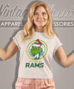 Colorado State Rams Ncaa Christmas Grinch Shirt I Hate People But I Love My Rams Women TShirt