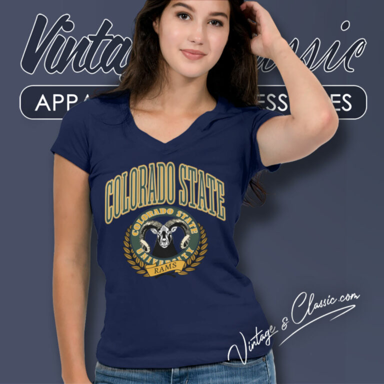 Colorado State University Csu Rams V Neck TShirt Colorado State University Csu Rams V Neck TShirt