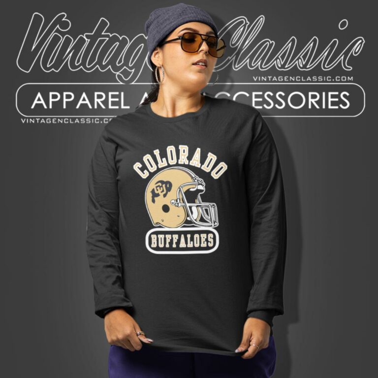 Colorado University Buffaloes Football Ncaa Long Sleeve Tee Colorado University Buffaloes Football Ncaa Long Sleeve Tee