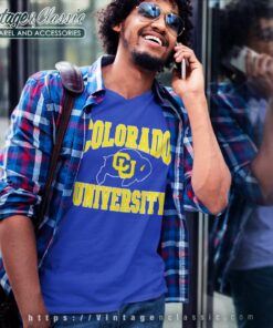 Colorado University Buffaloes V Neck TShirt