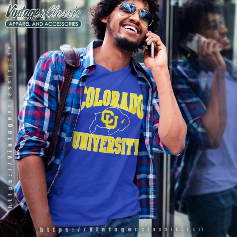 Colorado University Buffaloes V Neck TShirt Colorado University Buffaloes V Neck TShirt