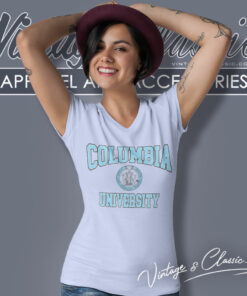 Columbia University Ivy League Shirt 5 Columbia University Ivy League V Neck TShirt