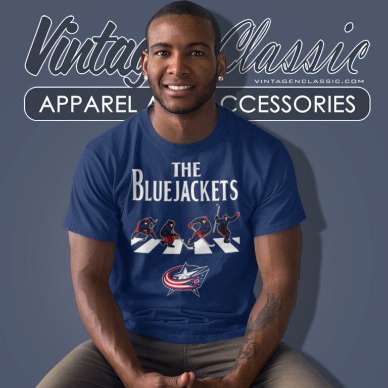 Columbus Blue Jackets Abbey Road T Shirt Columbus Blue Jackets Abbey Road T Shirt
