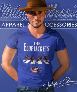 Columbus Blue Jackets Abbey Road V Neck TShirt