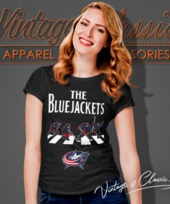 Columbus Blue Jackets Abbey Road Women T Shirt