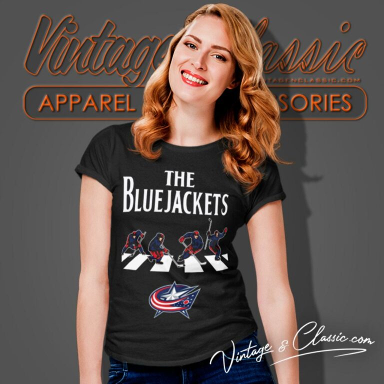 Columbus Blue Jackets Abbey Road Women T Shirt Columbus Blue Jackets Abbey Road Women T Shirt