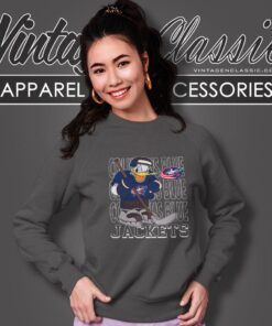 Columbus Blue Jackets Donald Duck Hockey Shirt Sweatshirt