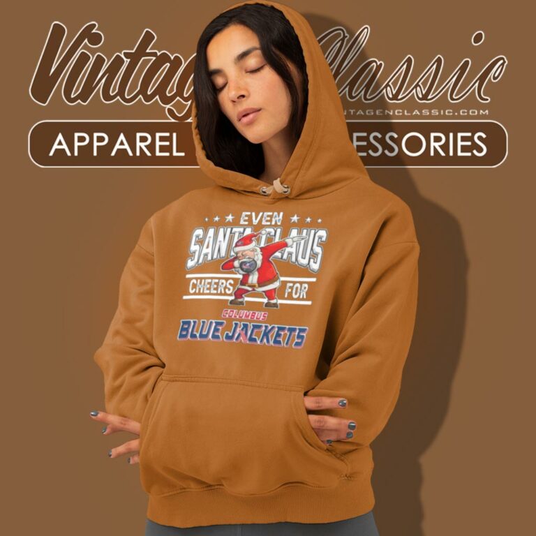Columbus Blue Jackets Even Santa Claus Christmas Hoodie Columbus Blue Jackets Even Santa Claus Christmas Hoodie