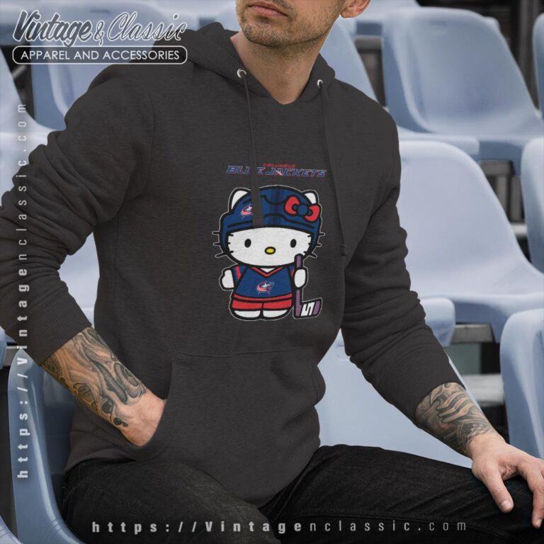 Columbus Blue Jackets Hello Kitty Shirt Hoodie Columbus Blue Jackets Hello Kitty Shirt Hoodie