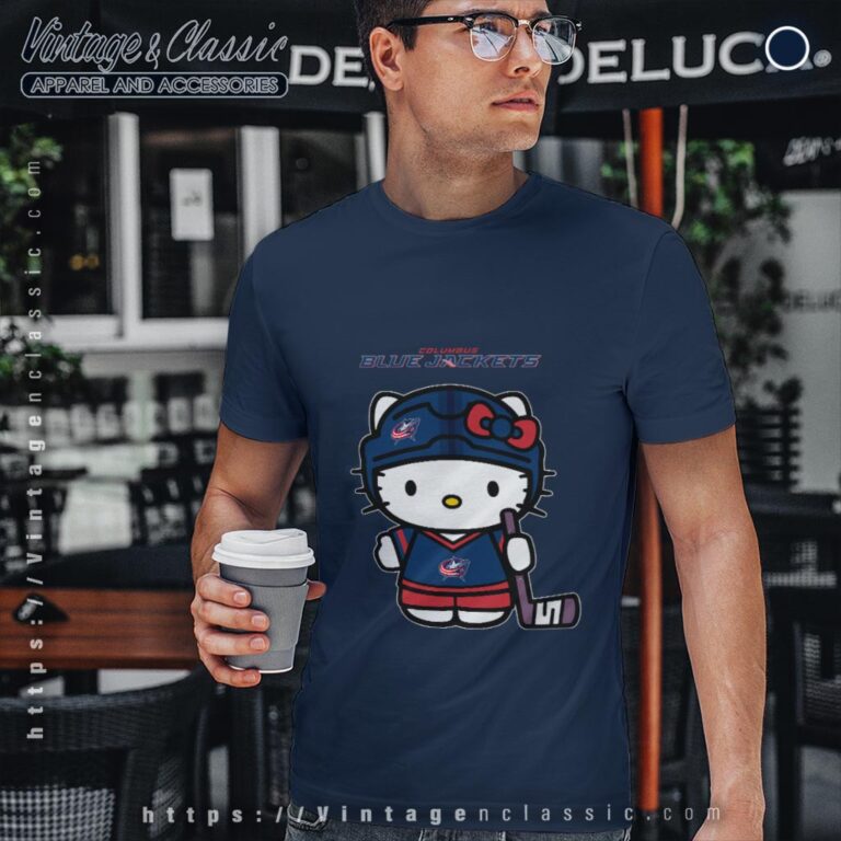 Columbus Blue Jackets Hello Kitty Shirt T shirt Columbus Blue Jackets Hello Kitty Shirt T shirt