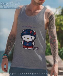 Columbus Blue Jackets Hello Kitty Shirt Tank Top Racerback