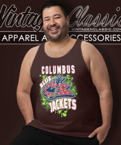 Columbus Blue Jackets Retro Nhl Tank Top Racerback