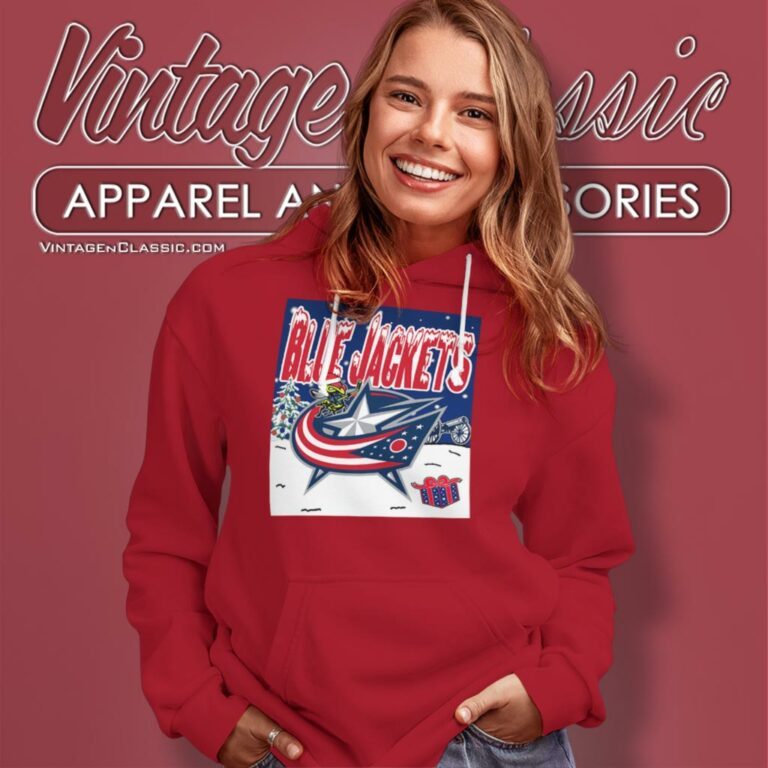 Columbus Blue Jackets Ugly Christmas Hoodie Columbus Blue Jackets Ugly Christmas Hoodie