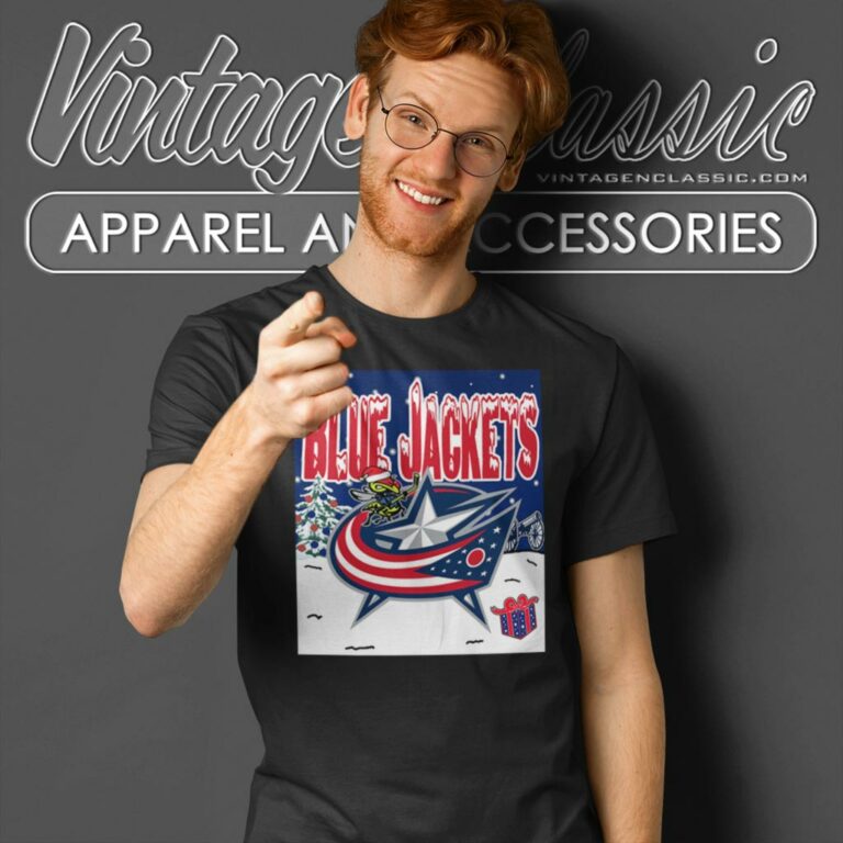 Columbus Blue Jackets Ugly Christmas T Shirt Columbus Blue Jackets Ugly Christmas T Shirt