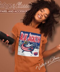 Columbus Blue Jackets Ugly Christmas Women T Shirt