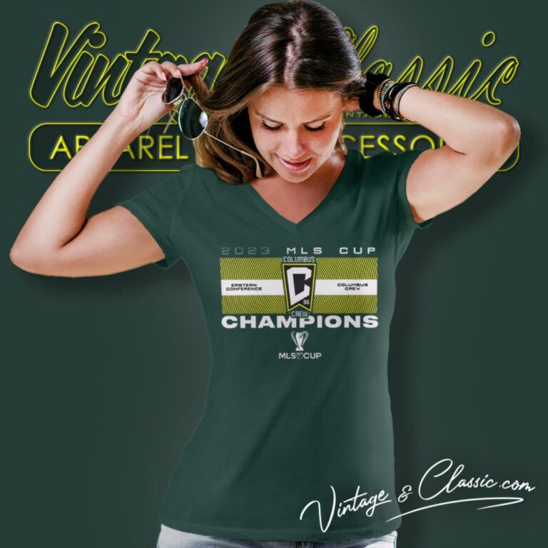 Columbus Crew 2023 Mls Cup Champions Perfect Form V Neck TShirt Columbus Crew 2023 Mls Cup Champions Perfect Form V Neck TShirt