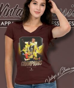 Columbus Crew 2023 Mls Cup Champions Trophy V Neck TShirt