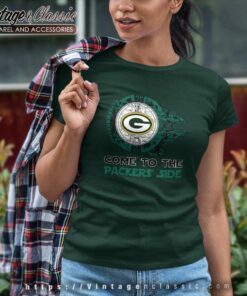 Come To The Green Bay Packers Side Star Wars Millennium Falcon Women TShirt